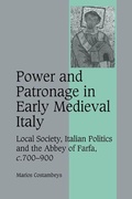 Cover: Power and Patronage in Early Medieval Italy - Cambridge University Press