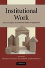 Cover: Institutional Work - Cambridge University Press