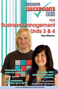 Abbildung von: Cambridge Checkpoints VCE Business Management Units 3 and 4 2011 - Cambridge University Press