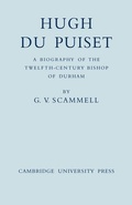Cover: Hugh Du Puiset - Cambridge University Press