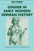 Cover: Gender in Early Modern German History - Cambridge University Press