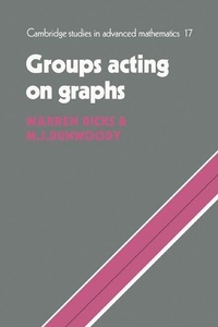 Enlarge image Cover: Groups Acting on Graphs - Cambridge University Press