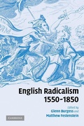 Cover: English Radicalism, 1550-1850 - Cambridge University Press