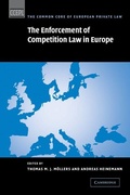 Cover: The Enforcement of Competition Law in Europe - Cambridge University Press