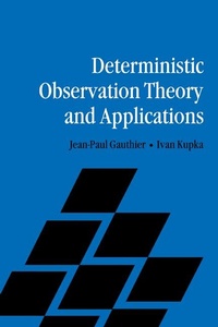 Abbildung von: Deterministic Observation Theory and Applications - Cambridge University Press