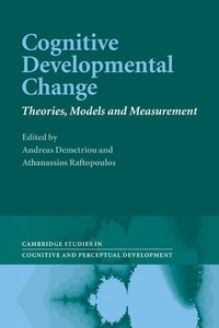 Enlarge image Cover: Cognitive Developmental Change - Cambridge University Press