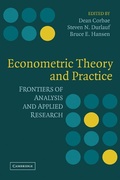 Cover: Econometric Theory and Practice - Cambridge University Press