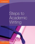 Cover: Steps to Academic Writing - Cambridge University Press