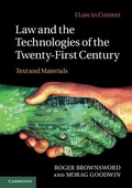 Cover: Law and the Technologies of the Twenty-First Century - Cambridge University Press