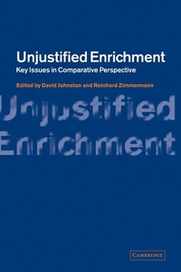 Abbildung von: Unjustified Enrichment - Cambridge University Press