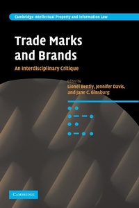Abbildung von: Trade Marks and Brands - Cambridge University Press