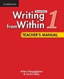 Cover: Writing from Within Level 1 Teacher's Manual - Cambridge University Press