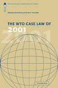 Cover: The WTO Case Law of 2001 - Cambridge University Press