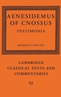 Cover: Aenesidemus of Cnossus - Cambridge University Press
