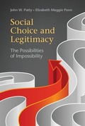 Cover: Social Choice and Legitimacy - Cambridge University Press