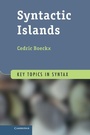 Cover: Syntactic Islands - Cambridge University Press