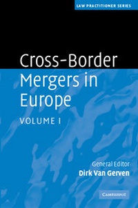 Abbildung von: Cross-Border Mergers in Europe 2 Volume Hardback Set - Cambridge University Press
