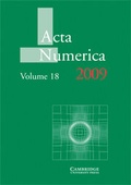 Cover: Acta Numerica 2009: Volume 18 - Cambridge University Press