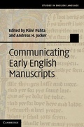 Cover: Communicating Early English Manuscripts - Cambridge University Press