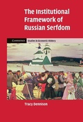 Cover: The Institutional Framework of Russian Serfdom - Cambridge University Press