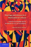 Cover: Marriage and Divorce in a Multi-Cultural Context - Cambridge University Press