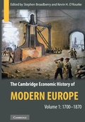 Cover: The Cambridge Economic History of Modern Europe 2 Volume Hardback Set - Cambridge University Press