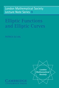 Abbildung von: Elliptic Functions and Elliptic Curves - Cambridge University Press
