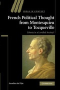 Cover: French Political Thought from Montesquieu to Tocqueville - Cambridge University Press