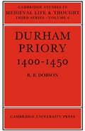 Cover: Durham Priory 1400-1450 - Cambridge University Press