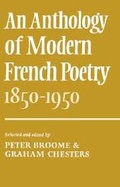 Cover: An Anthology of Modern French Poetry (1850-1950) - Cambridge University Press