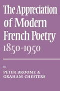 Cover: The Appreciation of Modern French Poetry (1850-1950) - Cambridge University Press