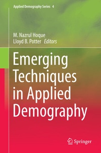 Enlarge image Cover: Emerging Techniques in Applied Demography - Springer