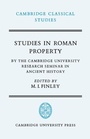 Cover: Studies in Roman Property - Cambridge University Press