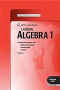 Cover: Holt McDougal Larson Algebra 1 - Holt McDougal