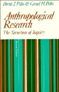 Cover: Anthropological Research - Cambridge University Press