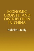 Cover: Economic Growth and Distribution in China - Cambridge University Press