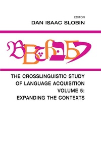 Abbildung von: The Crosslinguistic Study of Language Acquisition - Psychology Press Ltd