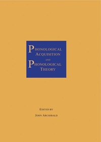 Abbildung von: Phonological Acquisition and Phonological Theory - Psychology Press Ltd