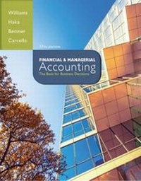 Enlarge image Cover: Financial & Managerial Accounting with Connect Plus Access Code - Irwin/McGraw-Hill