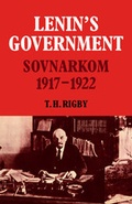 Cover: Lenin's Government - Cambridge University Press