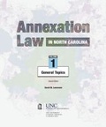 Cover: Annexation Law in North Carolina, Volume 1 - School of Government