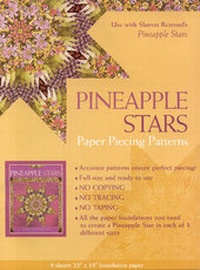 Abbildung von: Pineapple Stars Paper Piecing Patterns - C&T Publishing