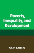 Cover: Poverty, Inequality, and Development - Cambridge University Press