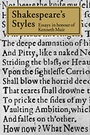 Cover: Shakespeare's Styles - Cambridge University Press