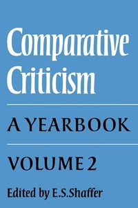 Enlarge image Cover: Comparative Criticism: Volume 2, Text and Reader - Cambridge University Press