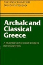 Cover: Archaic and Classical Greece - Cambridge University Press