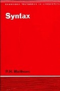 Cover: Syntax - Cambridge University Press