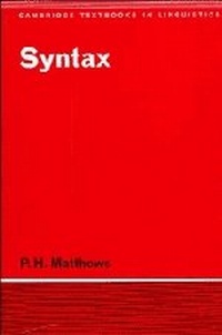 Enlarge image Cover: Syntax - Cambridge University Press