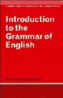 Cover: Introduction to the Grammar of English - Cambridge University Press