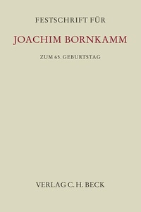 Enlarge image Cover: Festschrift für Joachim Bornkamm zum 65. Geburtstag - C.H.BECK